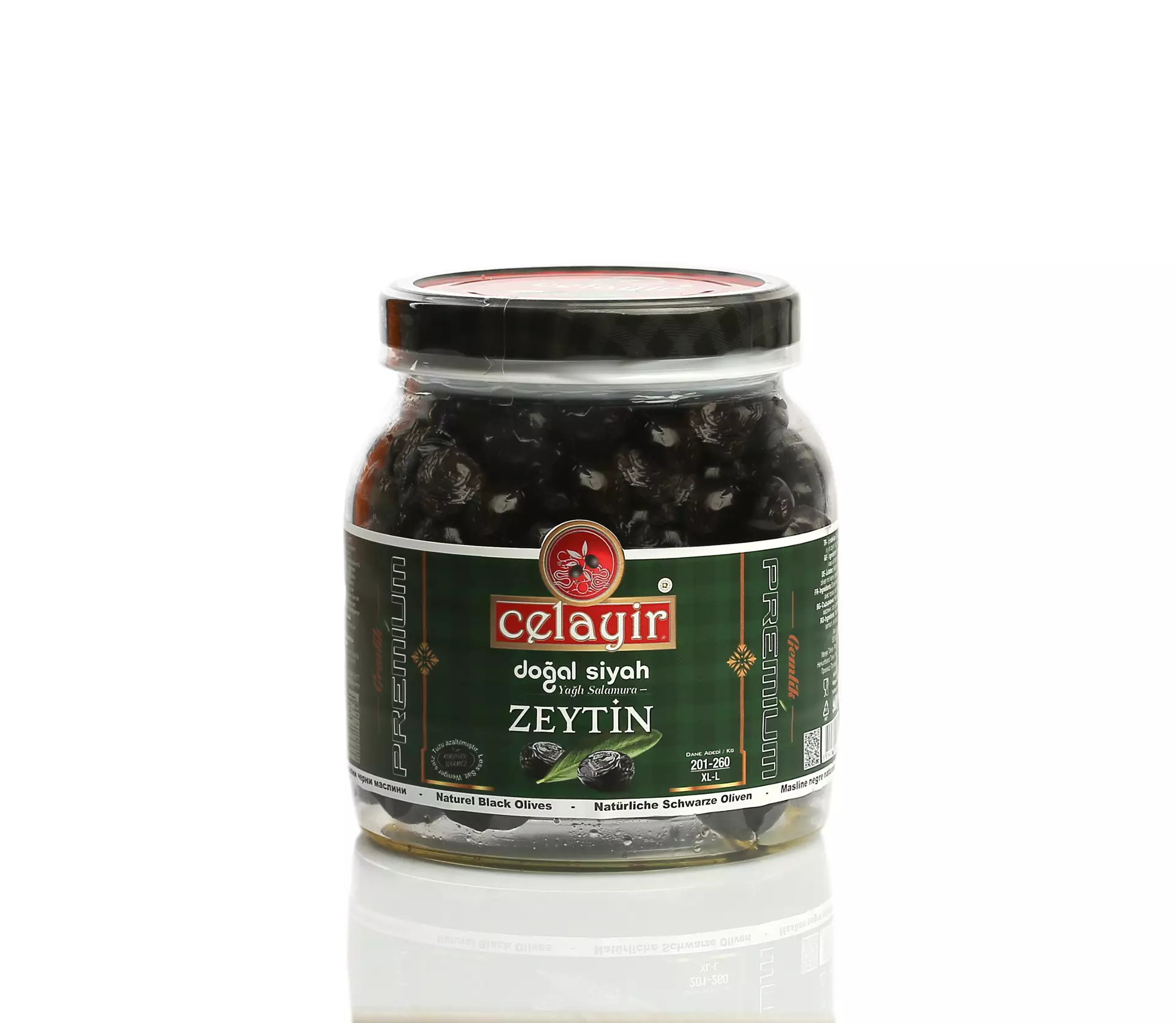 900 g Pet Yağlı Siyah Zeytin-8702